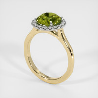 1.87 Ct. Gemstone Ring, 14K White & Yellow 2