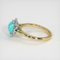 1.24 Ct. Gemstone Ring, 14K White & Yellow 4