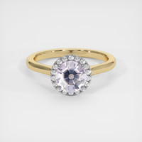 1.29 Ct. Gemstone Ring, 14K White & Yellow 1