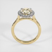 2.18 Ct. Gemstone Ring, 14K White & Yellow 3