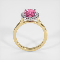 2.41 Ct. Pink Sapphire Ring, 14K White & Yellow 3