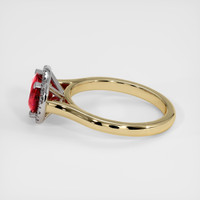1.75 Ct. Ruby Ring, 14K White & Yellow 4