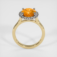 2.90 Ct. Sapphire Ring, 14K White & Yellow 3