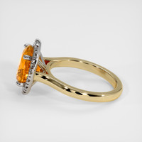 2.90 Ct. Sapphire Ring, 14K White & Yellow 4