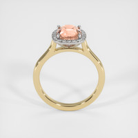 2.33 Ct. Padparadscha Sapphire Ring, 14K White & Yellow 3