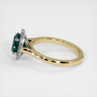 2.15 Ct. Sapphire Ring, 14K White & Yellow 4
