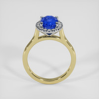 1.92 Ct. Blue Sapphire Ring, 18K White & Yellow 3