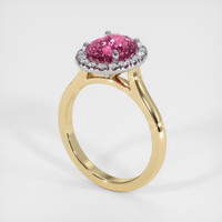 2.41 Ct. Sapphire Ring, 18K White & Yellow 2