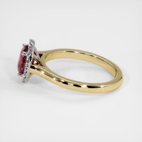 1.19 Ct. Sapphire Ring, 18K White & Yellow 4