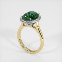 6.04 Ct. Sapphire Ring, 18K White & Yellow 2