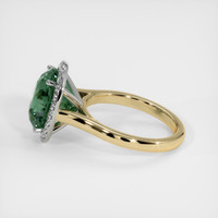 6.04 Ct. Sapphire Ring, 18K White & Yellow 4