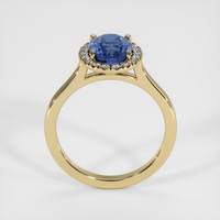 3.13 Ct. Blue Sapphire Ring, 10K Yellow Gold 3