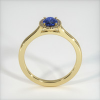 0.63 Ct. Blue Sapphire Ring, 10K Yellow Gold 3