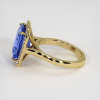 6.63 Ct. Blue Sapphire Ring, 10K Yellow Gold 4