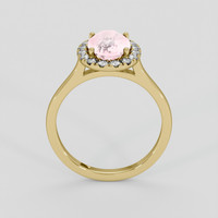 2.13 Ct. Pink Sapphire Ring, 10K Yellow Gold 3