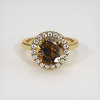 2.62 Ct. Gemstone Ring, 14K Yellow Gold 1