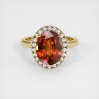 5.16 Ct. Gemstone Ring, 14K Yellow Gold 1