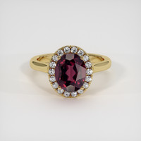 2.83 Ct. Gemstone Ring, 14K Yellow Gold 1