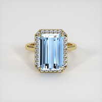 6.13 Ct. Gemstone Ring, 14K Yellow Gold 1