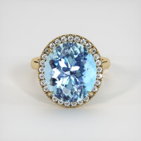 8.60 Ct. Gemstone Ring, 14K Yellow Gold 1