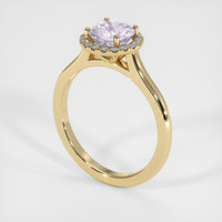 1.29 Ct. Gemstone Ring, 14K Yellow Gold 2