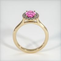 1.19 Ct. Pink Sapphire Ring, 14K Yellow Gold 3