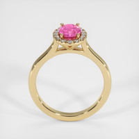 1.48 Ct. Pink Sapphire Ring, 14K Yellow Gold 3