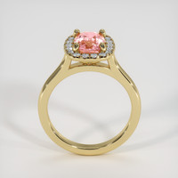 1.96 Ct. Padparadscha Sapphire Ring, 14K Yellow Gold 3
