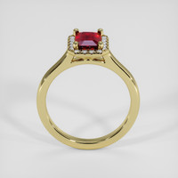 1.08 Ct. Ruby Ring, 14K Yellow Gold 3