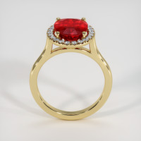 4.01 Ct. Ruby Ring, 14K Yellow Gold 3