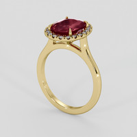 4.02 Ct. Ruby Ring, 14K Yellow Gold 2