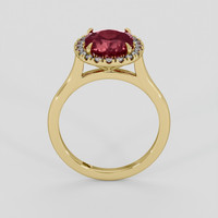 4.02 Ct. Ruby Ring, 14K Yellow Gold 3