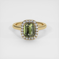 2.04 Ct. Sapphire Ring, 14K Yellow Gold 1