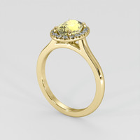 1.56 Ct. Yellow Sapphire Ring, 14K Yellow Gold 2