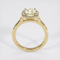 2.04 Ct. Yellow Sapphire Ring, 14K Yellow Gold 3