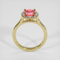 1.51 Ct. Padparadscha Sapphire Ring, 14K Yellow Gold 3