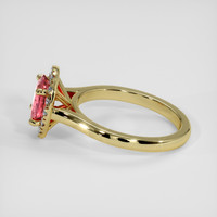 1.51 Ct. Padparadscha Sapphire Ring, 14K Yellow Gold 4