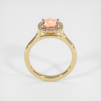 2.33 Ct. Padparadscha Sapphire Ring, 14K Yellow Gold 3
