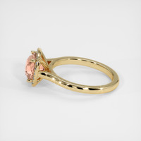 2.33 Ct. Padparadscha Sapphire Ring, 14K Yellow Gold 4