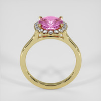 2.99 Ct. Pink Sapphire Ring, 14K Yellow Gold 3