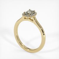 0.60 Ct. Yellow Sapphire Ring, 14K Yellow Gold 2