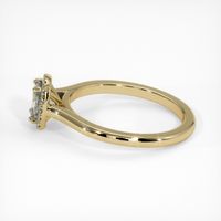0.60 Ct. Sapphire Ring, 14K Yellow Gold 4