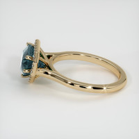 2.59 Ct. Sapphire Ring, 14K Yellow Gold 4