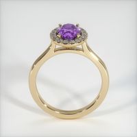 1.46 Ct. Purple Sapphire Ring, 14K Yellow Gold 3