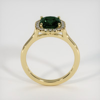2.30 Ct. Green Sapphire Ring, 14K Yellow Gold 3