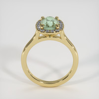2.89 Ct. Bluish Green Sapphire Ring, 14K Yellow Gold 3