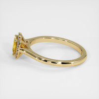 0.92 Ct. Sapphire Ring, 14K Yellow Gold 4