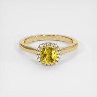 1.21 Ct. Sapphire Ring, 14K Yellow Gold 1