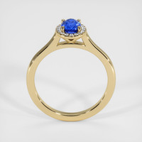 0.92 Ct. Sapphire Ring, 18K Yellow Gold 3