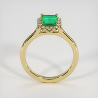 1.19 Ct. Emerald Ring, 18K Yellow Gold 3